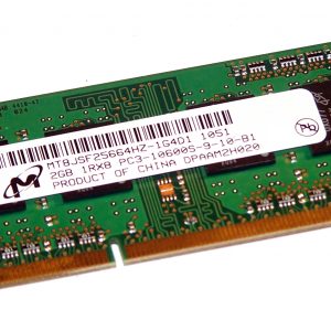 DDR3 – 2GB – 10600S – 1333MHz – SODIMM – 204 Pins
