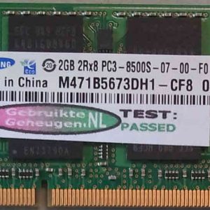 DDR3 – 2GB – 8500S – 1066MHz – SODIMM – 204 Pin