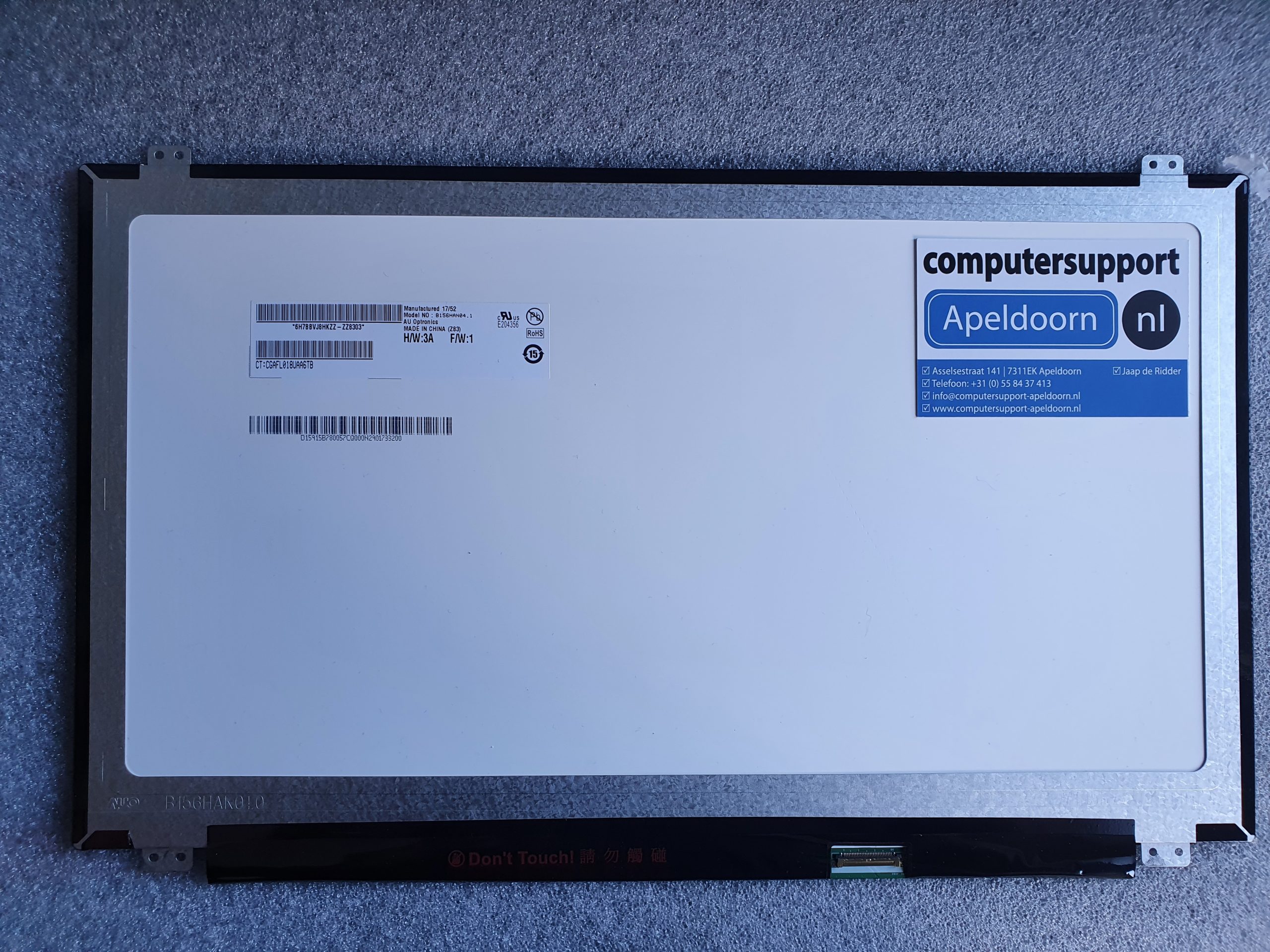 bewijs escaleren Allemaal 15.6” LED WUXGA HD (1366x768) N156B6-L0B Matte Scherm EDP 40 pin links -  Computersupport Apeldoorn | 055-8437413