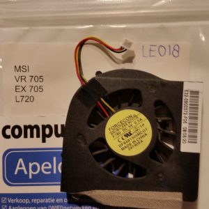 MSI Cpu Fan VR705 EX705 L720 Serie 3-Pins DFS481305MCOT F780