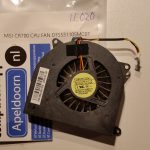 MSI Cpu Fan CR700 Serie 3-Pins DFS531105MC0T F80T