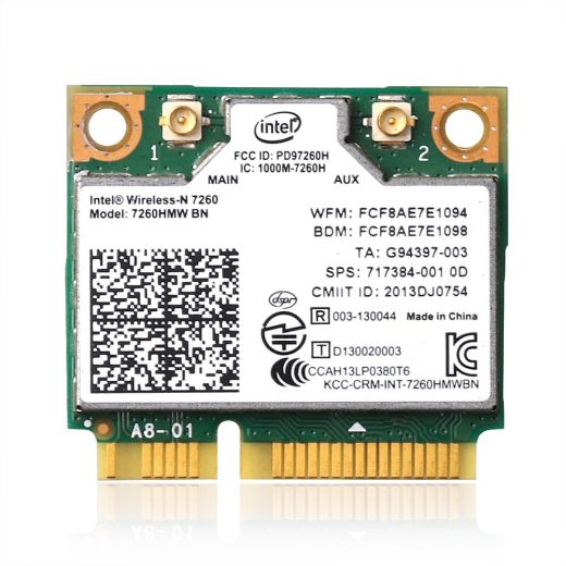 Qualcomm Atheros AR9287 AR5B97 Wireless WLAN Wifi Card 802.11 Bgn Half ...