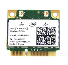 Intel Centrino Wireless-N 105 105BNHMW IEEE 802.11n Mini PCI Express Wi-Fi Adapter