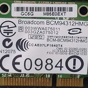 BroadCom BCM94312HMG DW1397 Half Mini PCI-Express PCIe Wireless WLAN Wifi Card for Dell KW770 FR016