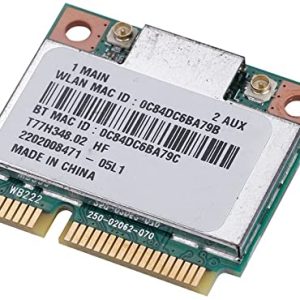 WiFi Card Network Atheros AR5B22, Dual Band Wirless Mini PCI-E 802.11N WiFi WLAN Card, 300M Wireless Card Bluetooth 4.0 Bluetooth Combo 2.4 & 5Ghz